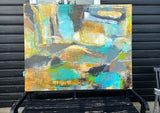 Time likes to slip away (150x120cm)