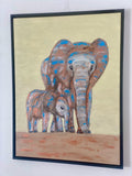 Elephants  (60x80cm)