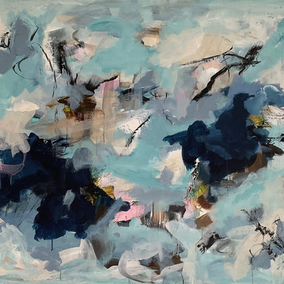 Bølger (120x100cm)