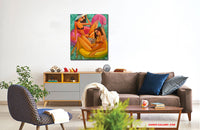 Flamingo game (60x73cm)