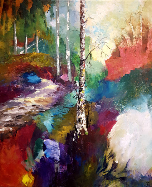 In the depths of the forest (50x60cm)