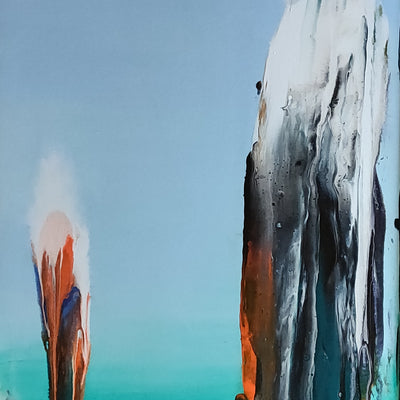Blå 21 (40x90cm)