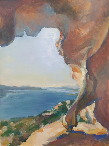 Roccia dell’Orso – Window to Corsica (60x80cm)