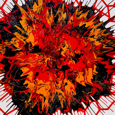 Blomstrende hotspot (150x120cm)