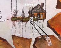 On the edge II ( 80x90 cm )