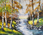 At the brook  (50x40cm)