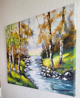 At the brook  (50x40cm)