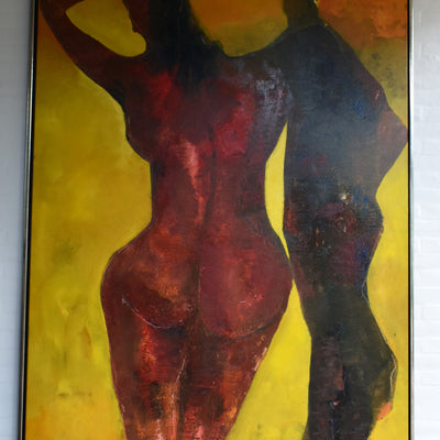 Modellen og skyggen (150x200 cm)