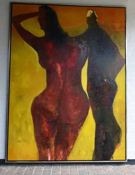 The model and the shadow (150x200cm)