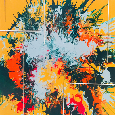 Jævn bevægelse (100x120cm)