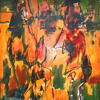 Møde i naturen (120x140cm)