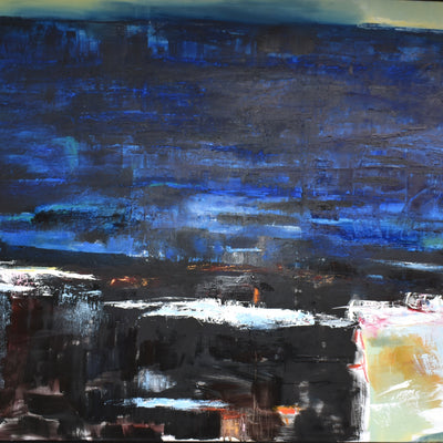Det blå hav - Færøerne (140x120cm)