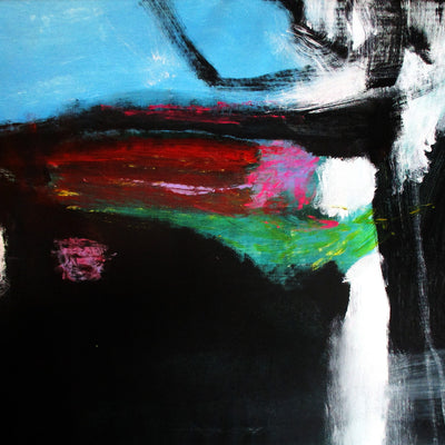 Planeten jeg indånder - Makroverdenmaleri (80x60cm)
