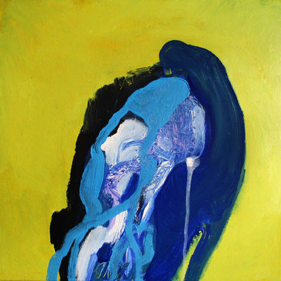 Gul - Makroverdenmaleri (40x40cm)