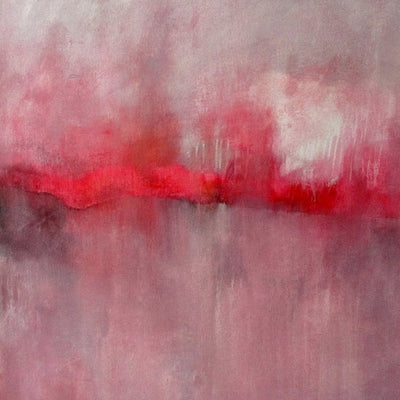 Lyserød stilhed (80x100cm)