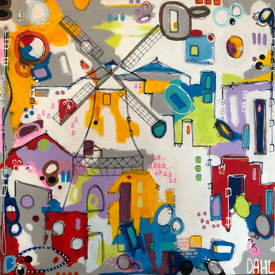 Møllen (80x80 cm)