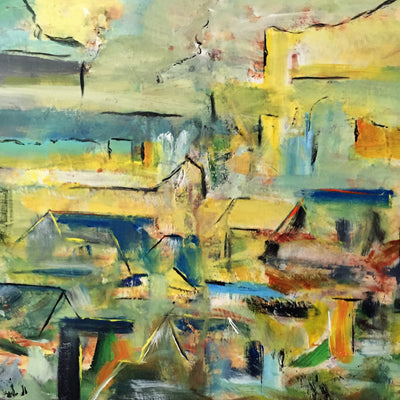 Komposition Færøerne (80x60cm)