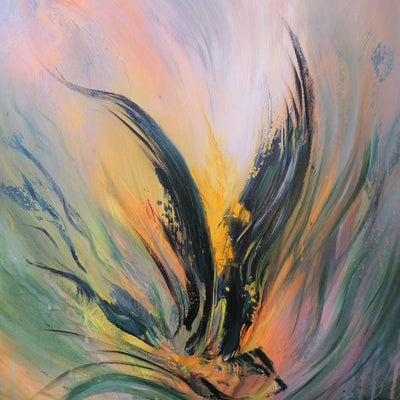 Abstrakt spartel 55 (60x70cm)