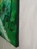 Emerald Reflection (60x60cm)