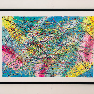 Blå sommer (100x70cm)