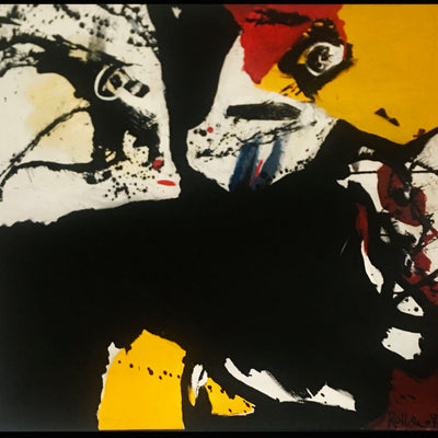 Forelsket tyr (84x84cm)