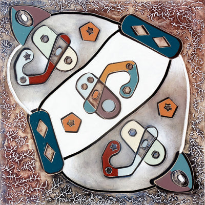 Medioevo - oprindelsens abstraktisme (70x70cm)