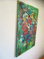 Clarinet and trumpet (70x100cm)