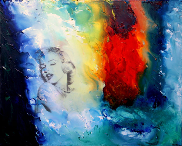 Around the falls - Marilyn Monroe (100x80cm)