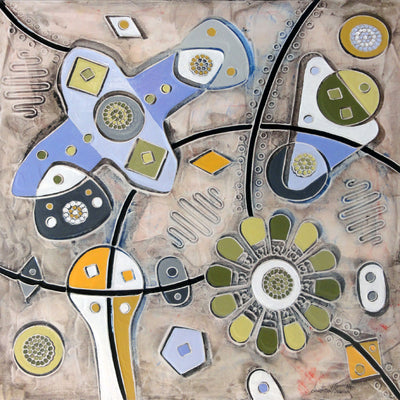 Primavera - oprindelsens abstraktisme (60x60cm)