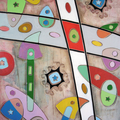 Sensazioni - oprindelsens abstraktisme (60x80cm)