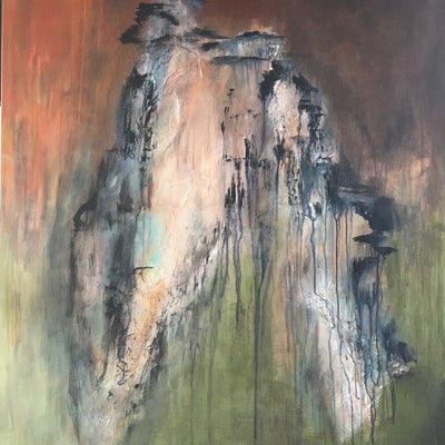 Grøn Harmoni (100x120cm)
