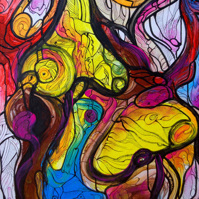 En kvinde (60x80 cm)