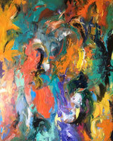 Abstract colour symphony (80x100cm)