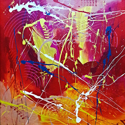 Sov nu i ilden (80x80cm)