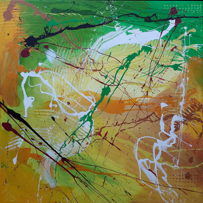 Efterårskys (80x80cm)