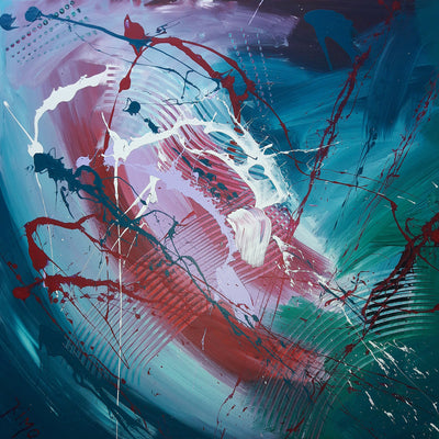 Et spring i tro (80x80 cm)