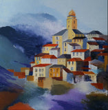 A town in Provence ( 40x40 cm )
