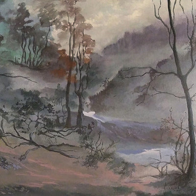 Bjergfald (50x40cm)