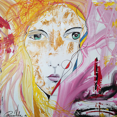 Ansigtet (120x100 cm)