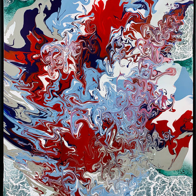 Menneskets rejse (134x184 cm)