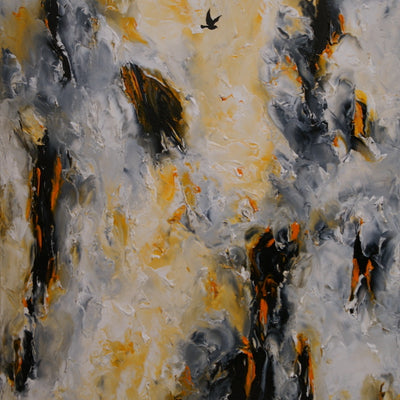 Rundt om vandfaldene (130x180 cm)