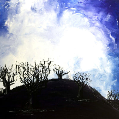 De gamle egetræer (135x120cm)
