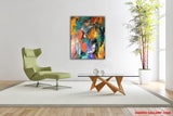 Abstract colour symphony (80x100cm)